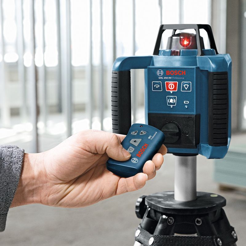Nível a laser rotativo Bosch GRL 250 HV, 250m, em maleta