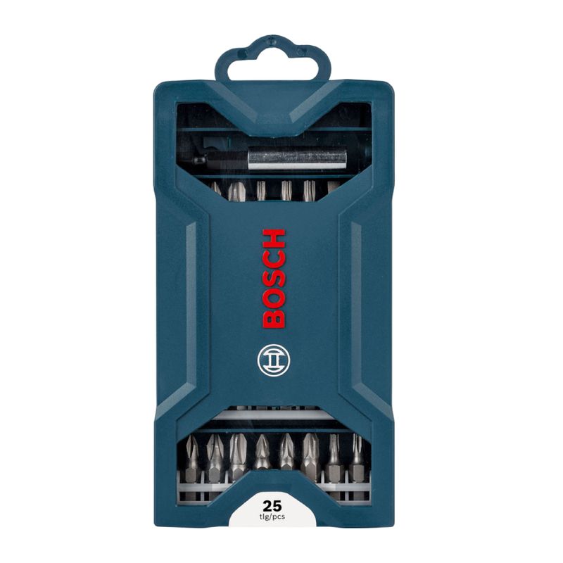 Kit de Pontas para parafusar Bosch Mini X-Line com 25 Peças