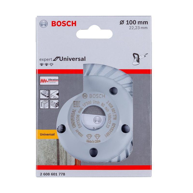 Prato diamantado turbo Expert for Universal 100x22,23x2,5mm