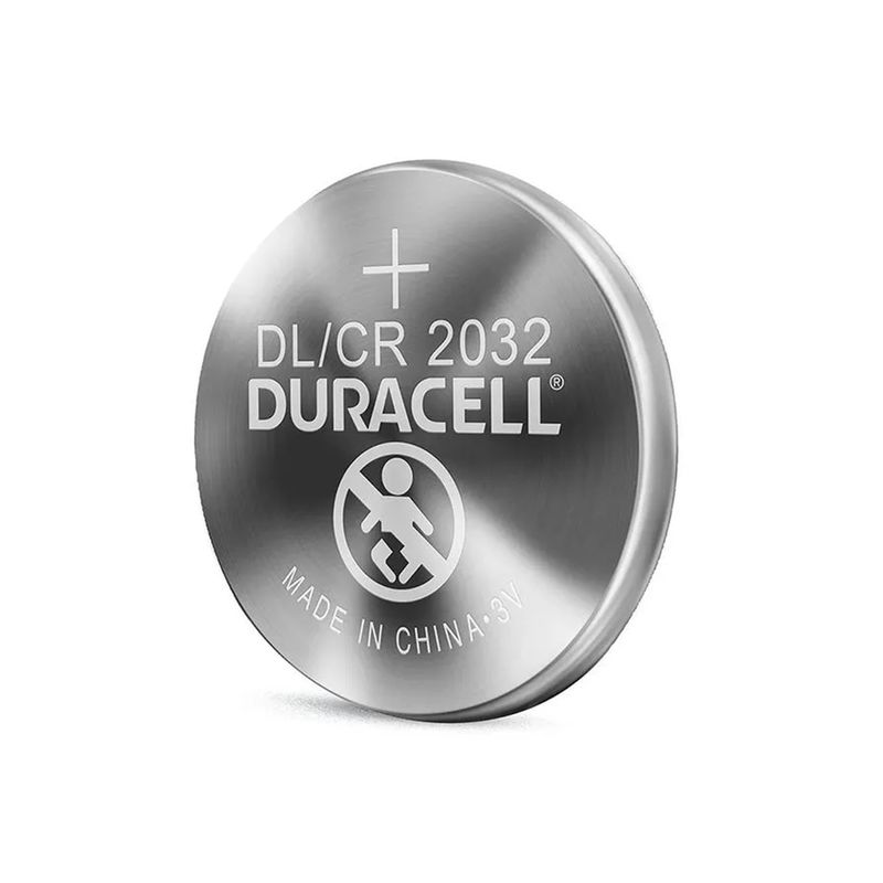 Pilha Moeda de Lítio (CR2032) - 3 volts Com 1 Unidade - Duracell