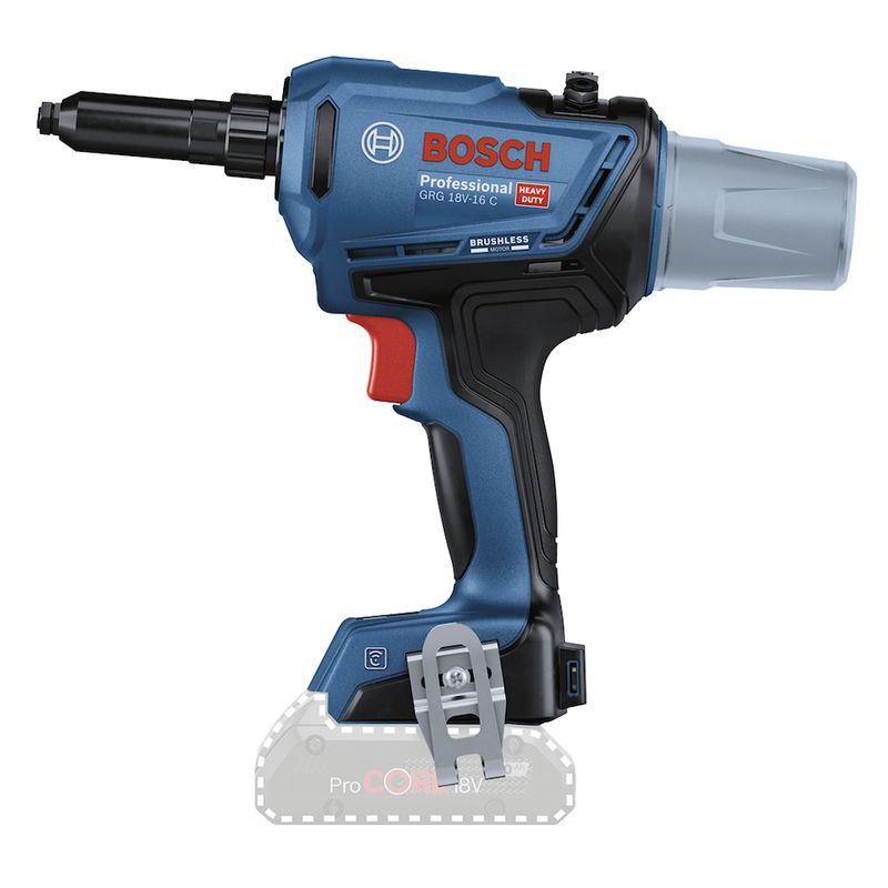 Rebitador a Bateria GRG 18V-16 C, Brushless, 18V SB - Bosch