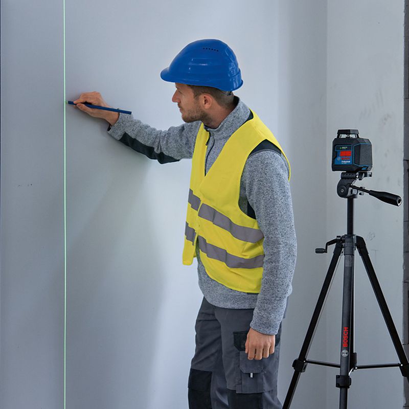 Nível a laser verde de linhas cruzadas Bosch GLL 2-20G 10m