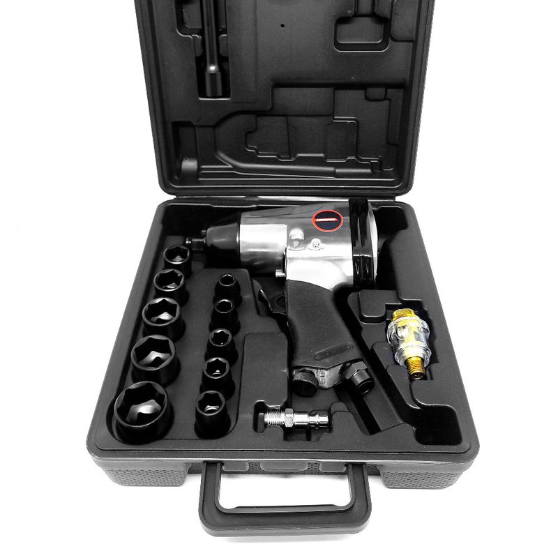 Chave de Impacto Pneumática 1/2'' com Soquetes 9 a 27mm RP7808 - AEROPRO