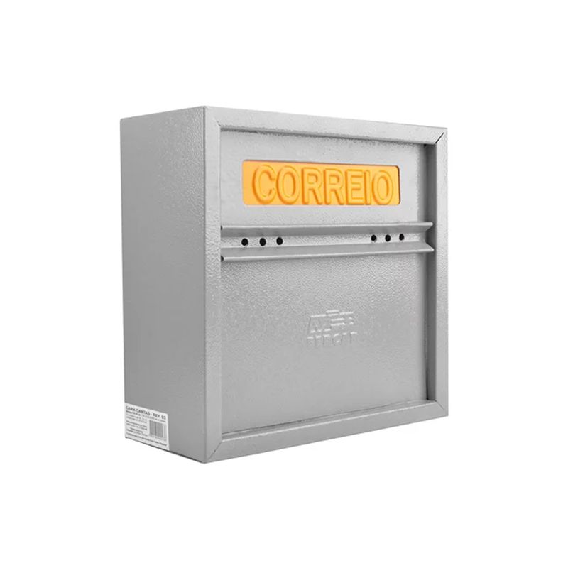 Caixa de Correio de Grade ou Embutir 230x110x230cm Cinza COR-3 - FERCAR
