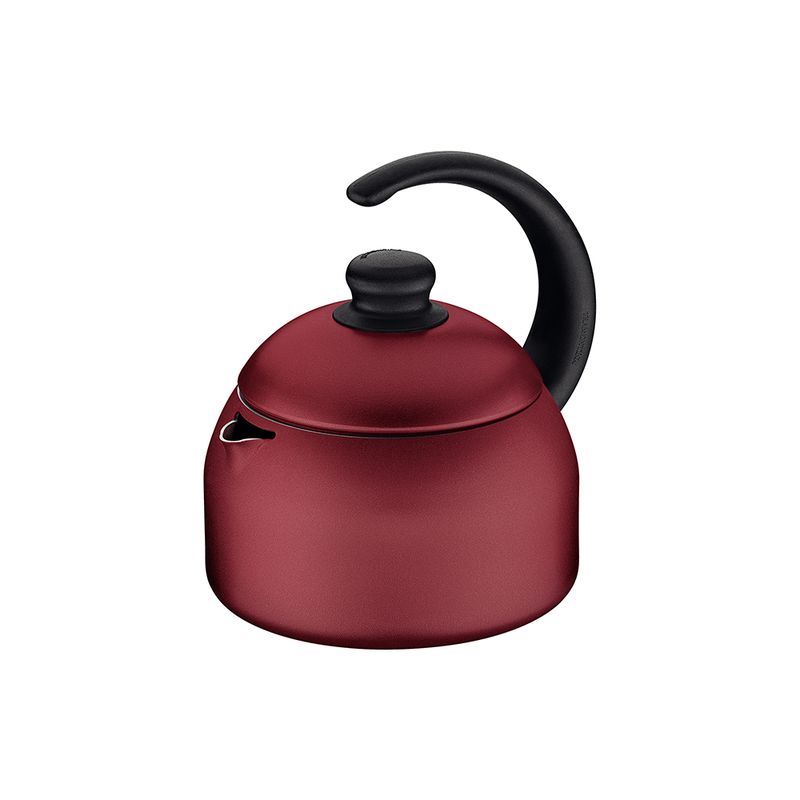 Chaleira Paris em Alumínio Antiaderente Vermelho 1,9L - Tramontina 