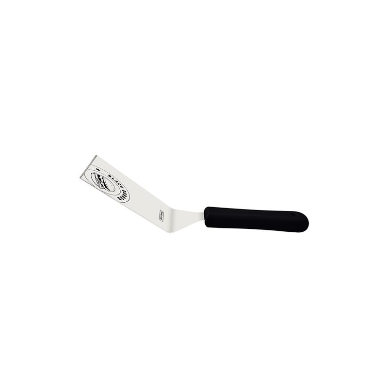 Espátula Black Burger em Aço Inox e Cabo Polipropileno Preto 6'' - Tramontina 