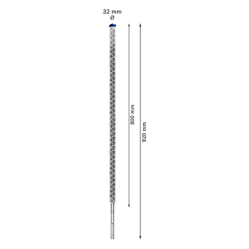 Broca para concreto Bosch EXPERT SDS Max-8X Diâmetro32 x 800 x 920 mm