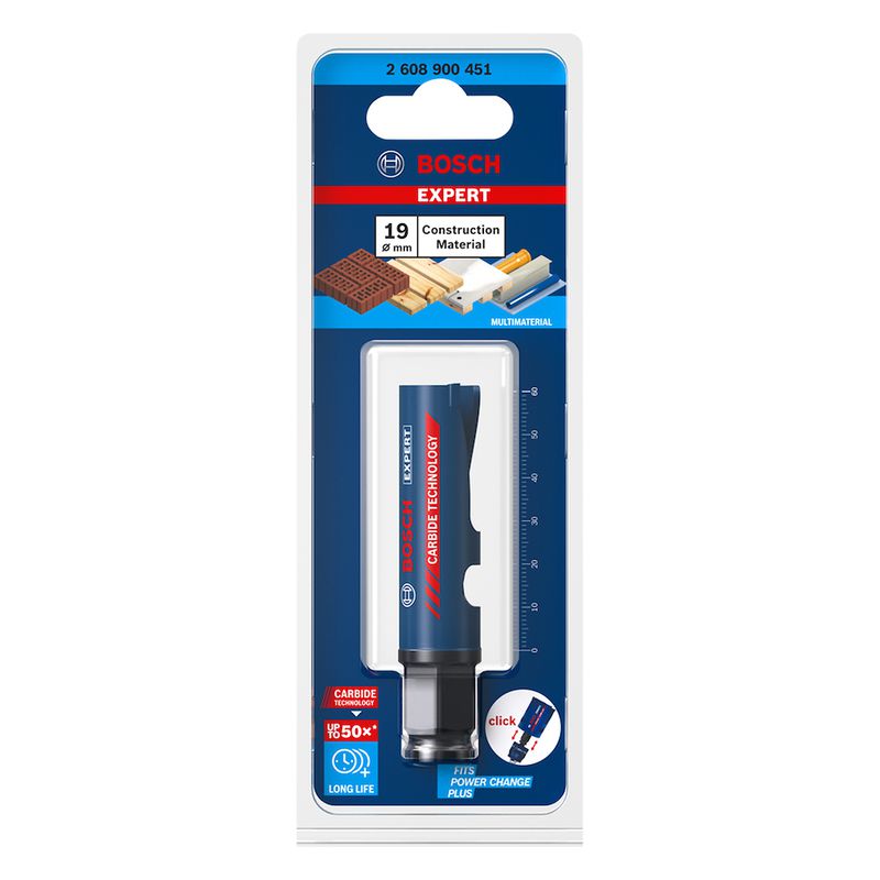 Serra copo Bosch EXPERT Construction Material 19 mm, 3/4''