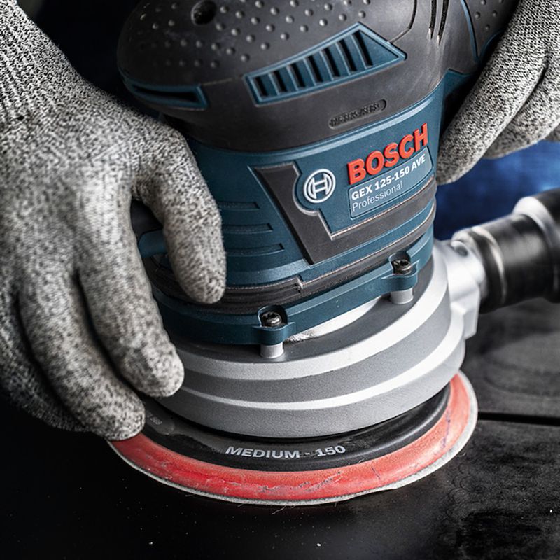 Prato autoaderente para lixadeira excêntrica Bosch EXPERT 125mm