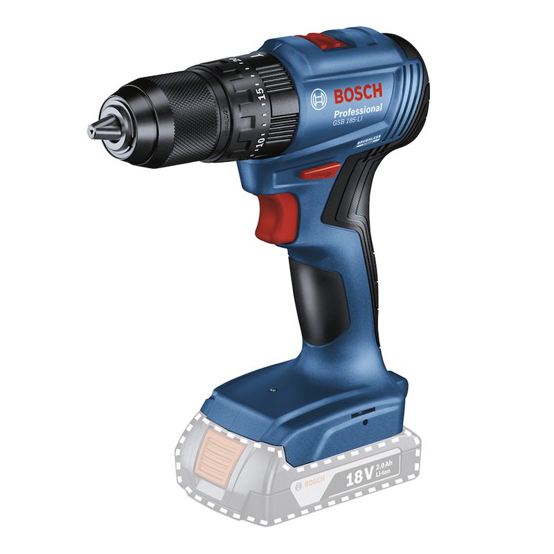 Furadeira Parafusadeira Impacto 18V GSB185-LI SB Sem Fio - Bosch