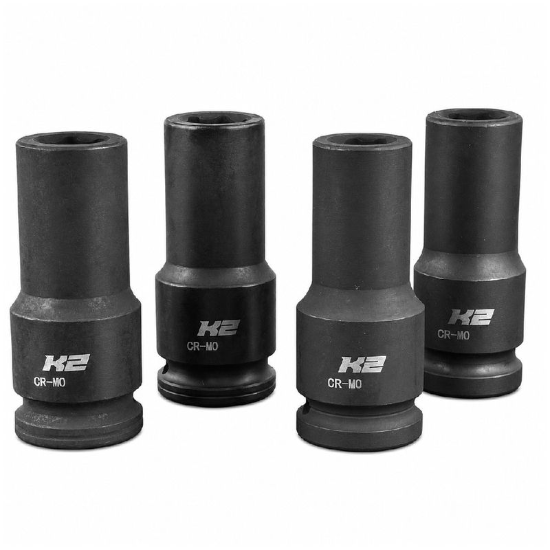 Soquete de Impacto Sextavado Longo 3/4'' em Milímetros - K2