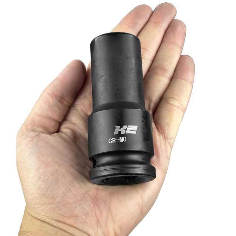 Soquete de Impacto Sextavado Longo 3/4'' em Milímetros - K2