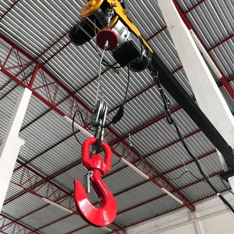 Kit Gancho Olhal Giratório 1000kg Com Trava Grau 8 (7,0002) - Nord