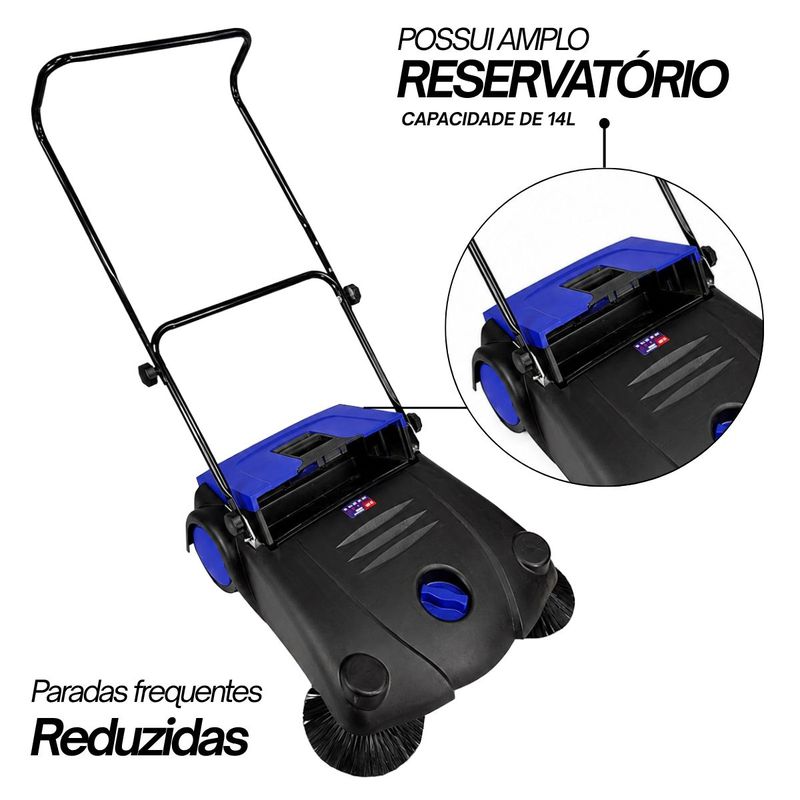 Varredeira Manual Para Pisos Com Reservatório 14L (JFVC002) - K2