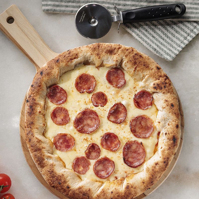 Kit Tábua em Madeira + Cortador de Pizza (10239/763) - Tramontina