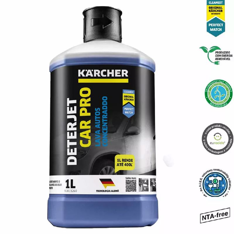 Detergente CarPro RM 562 1L Com Aplicador Snow Foam 1L - Karcher