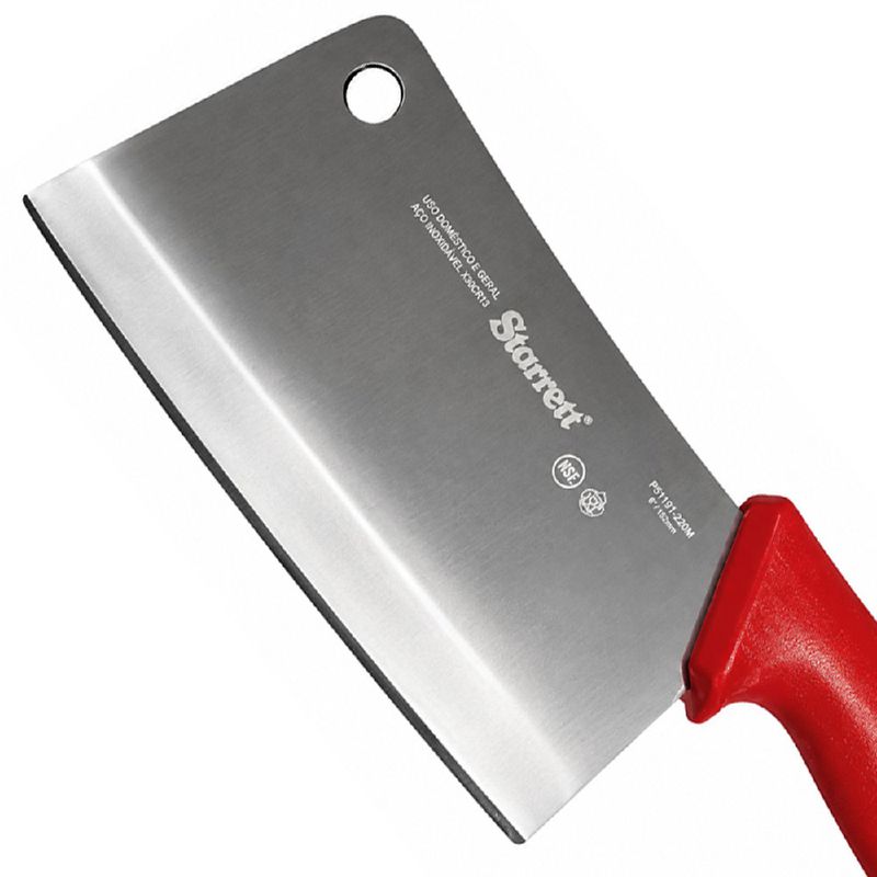 Cutelo Com Lâmina Especial 6'' / 15cm e Cabo Vermelho (BKR509-6) - Starrett