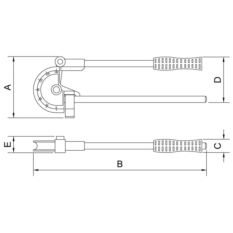 Curvador de Tubos 12'' (44900/003) - Tramontina Pro
