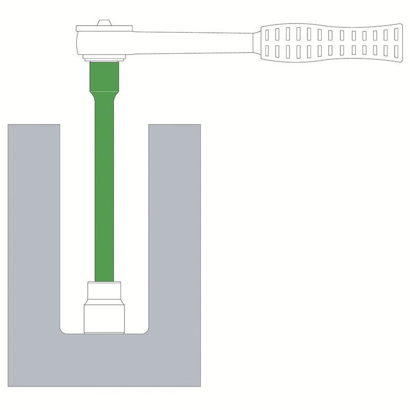 Extensão Para Soquetes Curta 1/4'' - 4'' (44804/104) - Tramontina Pro