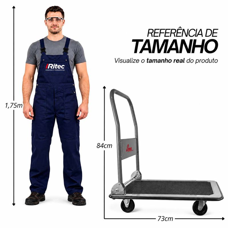 Carrinho de Carga Dobrável Plataforma (FPT150B) - Onsite