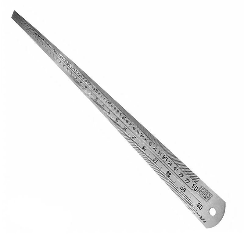 Escala Graduada em Aço Inox 1000mm (112,0005) - Zass,