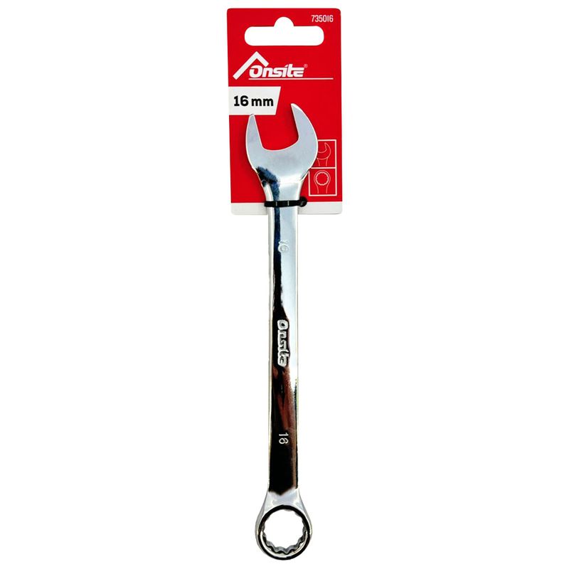 Chave Combinada em Aço Carbono 16mm (735016) - Onsite