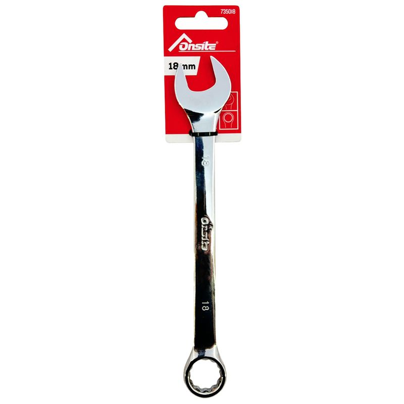 Chave Combinada em Aço Carbono 18mm (735018) - Onsite