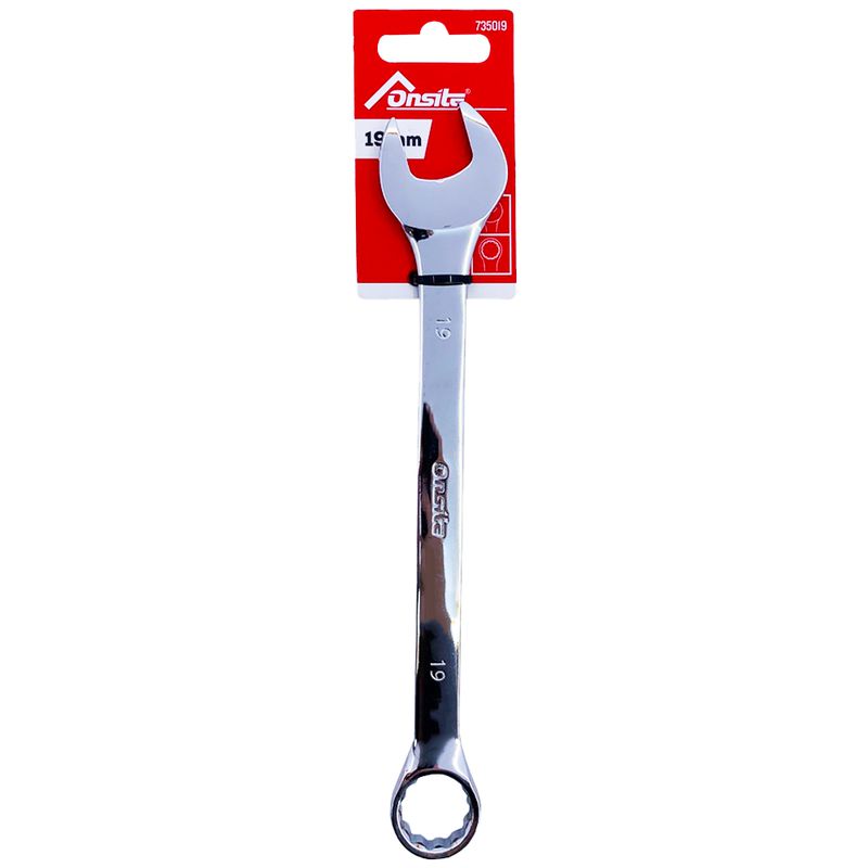 Chave Combinada em Aço Carbono 19mm (735019) - Onsite