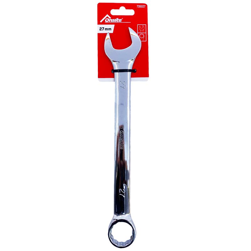 Chave Combinada em Aço Carbono 27mm (735027) - Onsite
