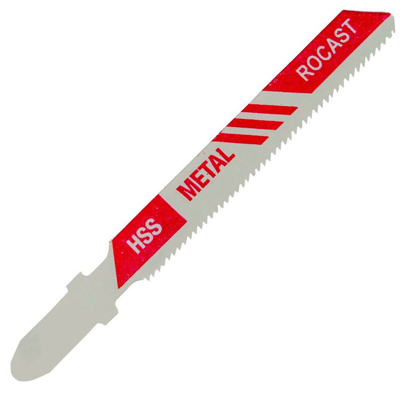 Lâmina de Serra Tico Tico Para Metal 75 x 8mm 5 Peças HSS (83,0005) - Rocast