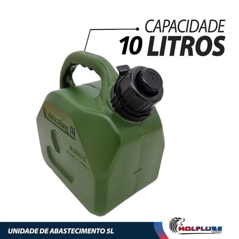 Galão de Abastecimento Manual Para Transferência de Combustível 10L (2085) - Lupus