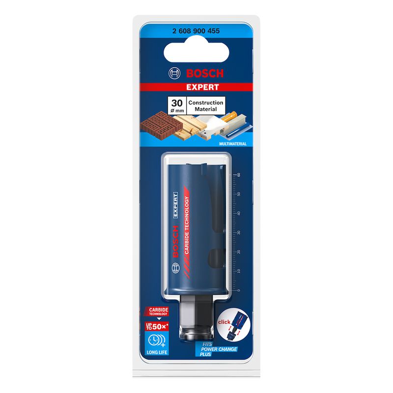 Serra copo Bosch EXPERT Construction Material 30 mm, 1 3/16''