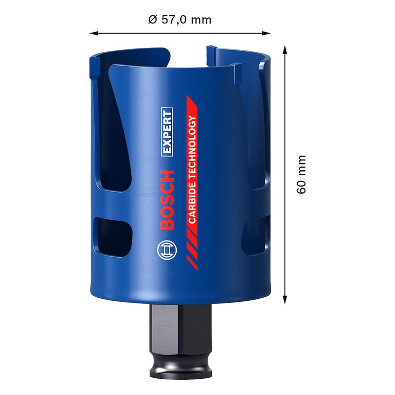 Serra copo Bosch EXPERT Construction Material 57 mm, 2 1/4''