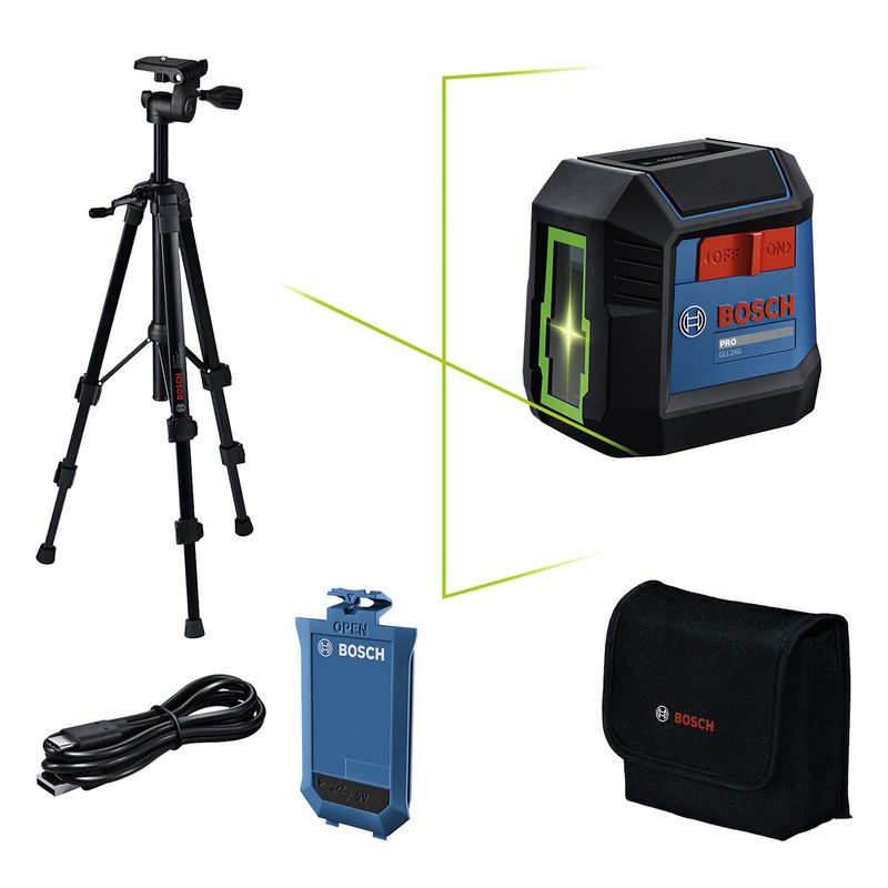 Nível a Laser Com Bateria e Tripé GLL 2XG PRO (06010653G1) - Bosch