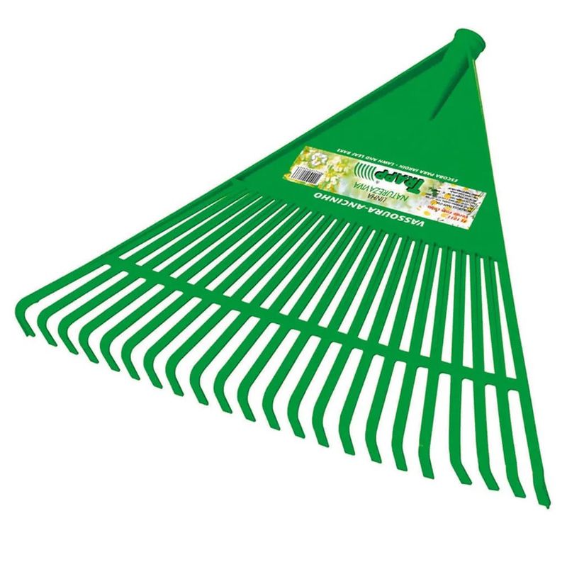 Vassoura Plástica Ancinho Com 22 Dentes Sem cabo (FJ-1010) - Trapp