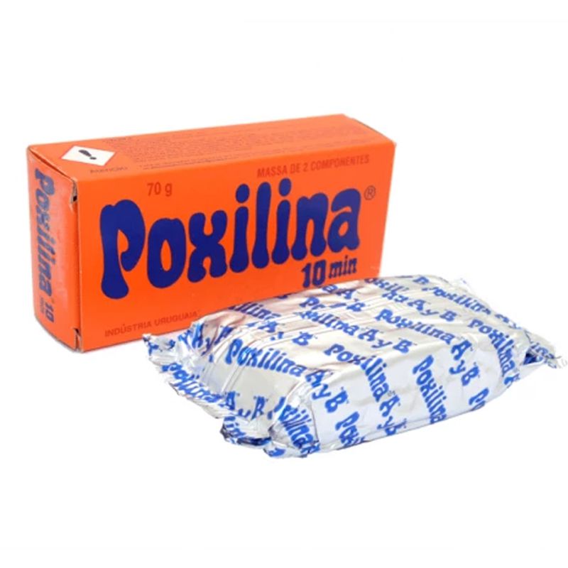 Adesivo Massa Epóxi 10min - 70G (864838) - Poxilina