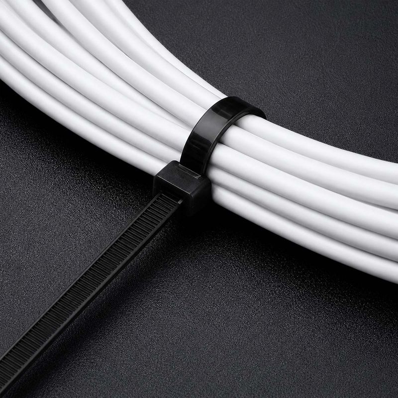 Abraçadeira de Nylon Preto 3,60 X 400mm Com 100 Unidades (80,0061) - Noll