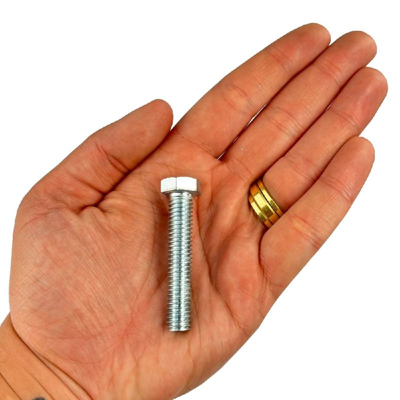 Kit de Parafuso Sextavado 3/8 x 2