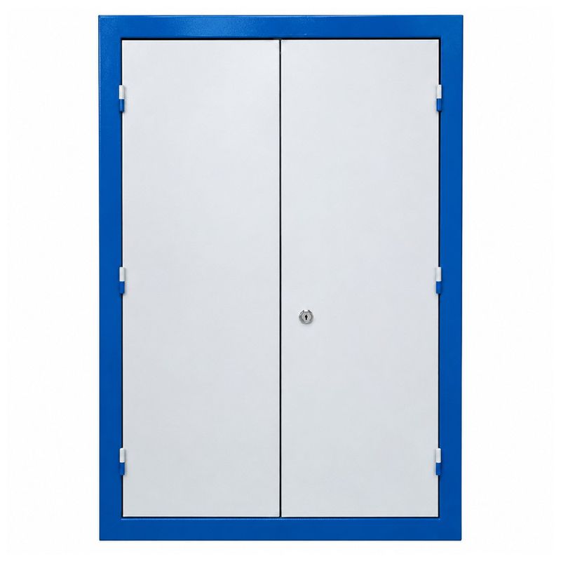 Armário Para Ferramentas Fechado Com 3 Gavetas Azul (54) - Fercar