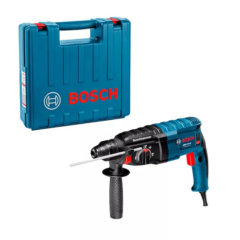 Martelete rompedor Bosch GBH 2-24 D 820W em maleta