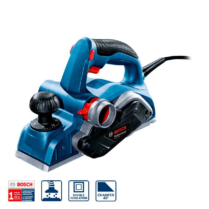 Plaina Elétrica Industrial 700W GHO 700 - Bosch