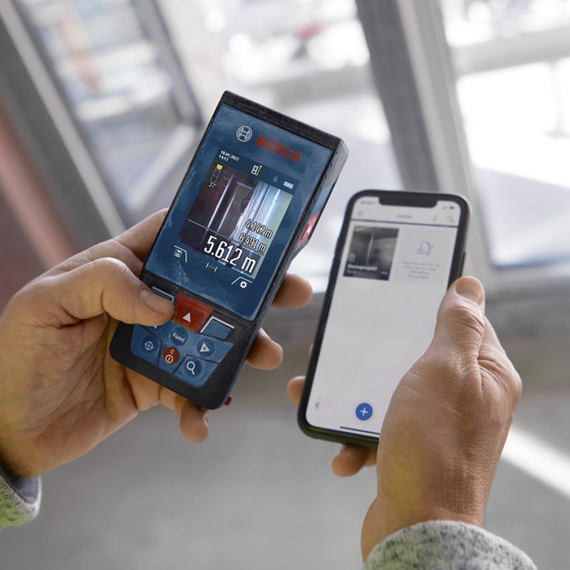 Trena Laser GLM 100-25 C Alcance 100m com Bluetooth - Bosch