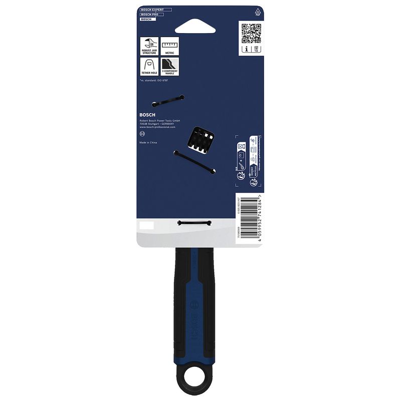 Chave Inglesa Ajustável Fosfatizada 10'' (1600A03B67) - Bosch Pro