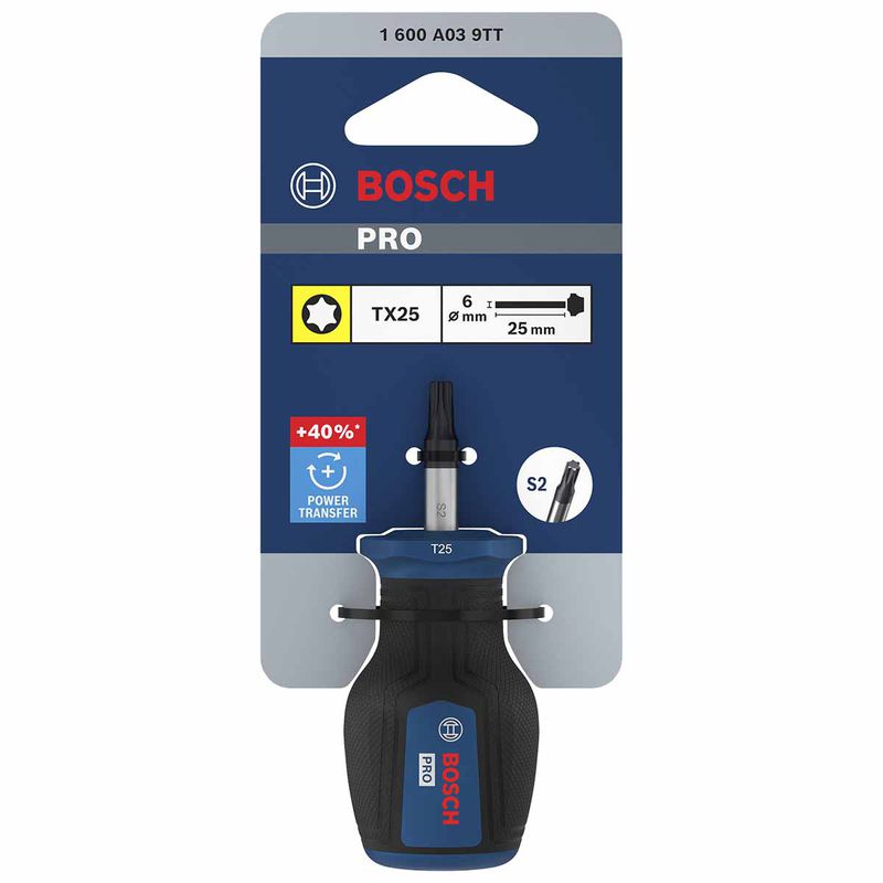 Chave de Fenda Torx Toco T25 x 1'' (1600A039TT) - Bosch Pro