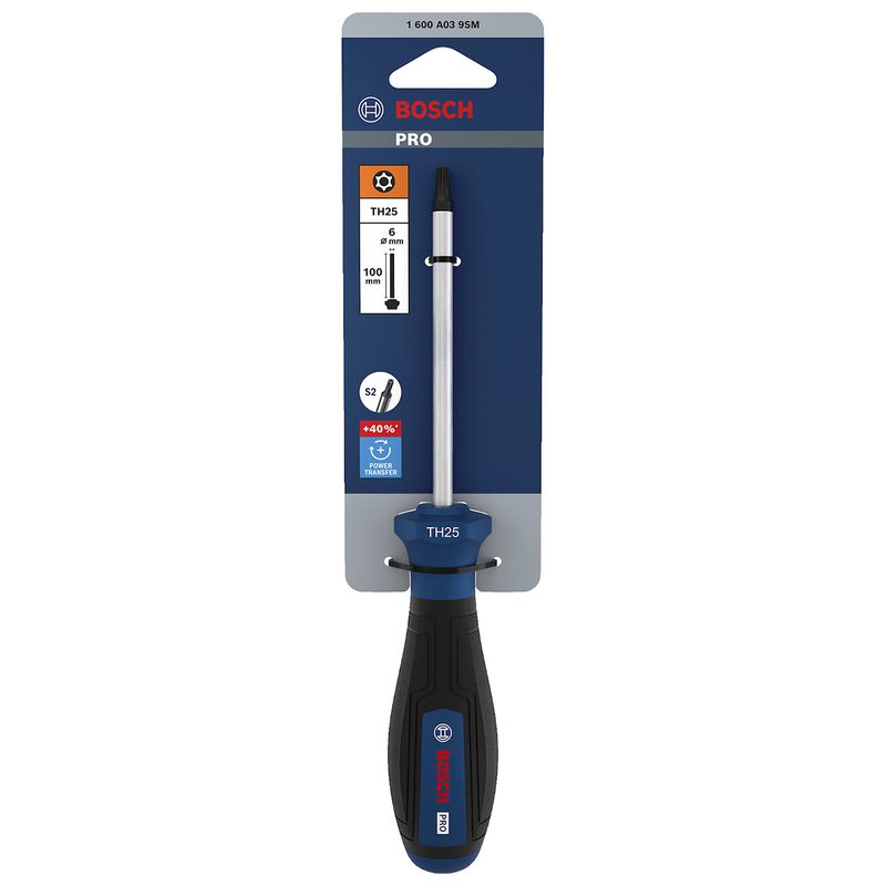 Chave de Fenda Security Torx T25 x 4'' (1600A039SM) - Bosch Pro