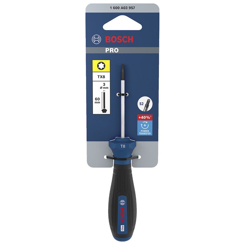 Chave de Fenda Torx T8 x 2,3/8'' (1600A039S7) - Bosch Pro