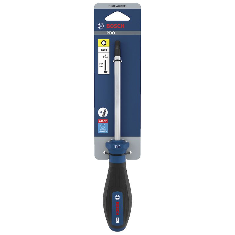 Chave de Fenda Torx T40 x 5'' (1600A039SF) - Bosch Pro