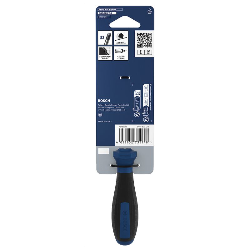 Chave Hexagonal Com Cabo Reto 4mm (1600A039SV) - Bosch Pro