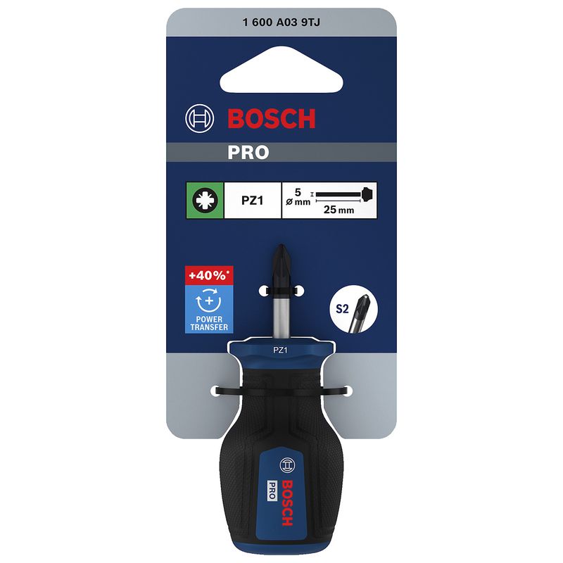 Chave de Fenda Pozidriv Toco PZ1 x 1'' (1600A039TJ) - Bosch Pr