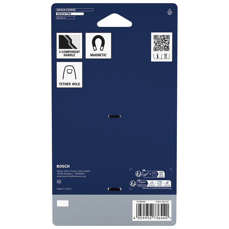 Chave de Fenda T Para Ponteira 25mm (1600A039PT) - Bosch Pro